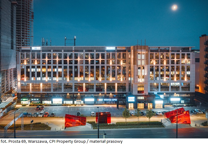 CPI Property Group przejmuje zarządzanie w biurowcach Central Tower i Prosta 69