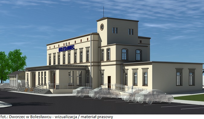 Dworzec w Bolesławcu - wizualizacja - widok ogólny (1)