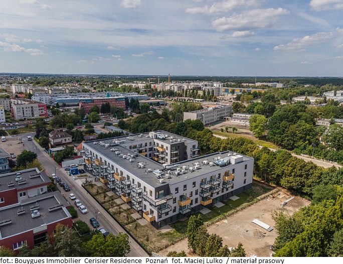 Zakończyła się budowa inwestycji Cerisier Résidence w Poznaniu