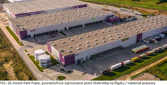 DL Invest Park Psary_powierzchnie zajmowane przez Stokrotkę na Śląsku