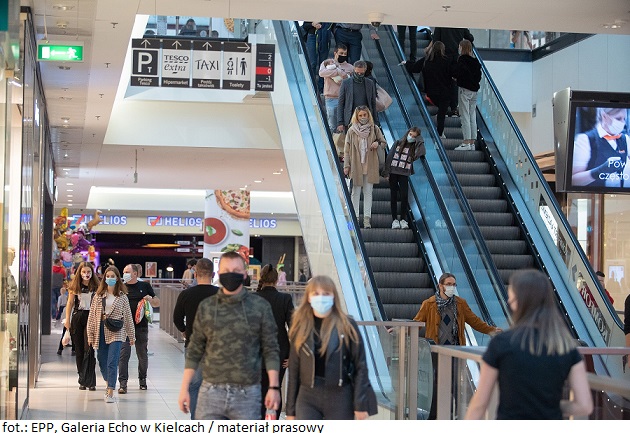 EPP_Klienci robiący zakupy w Galerii Echo