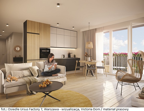 Nowe mieszkania na sprzedaż w Warszawie w ramach inwestycji Ursus Factory 7