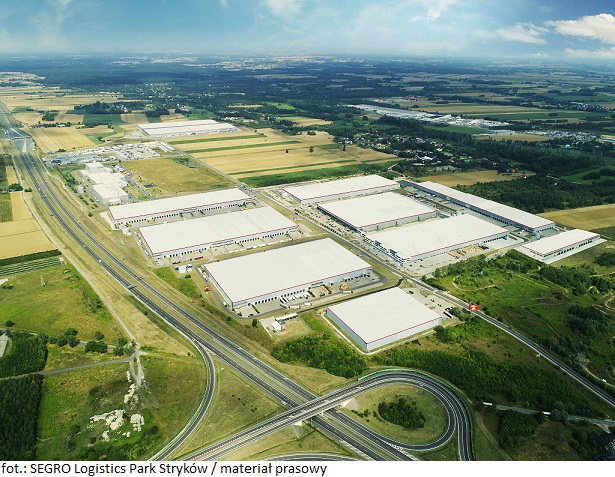 Park magazynowy SEGRO Logistics Park Stryków wynajmuje więcej powierzchni firmie ESA logistika