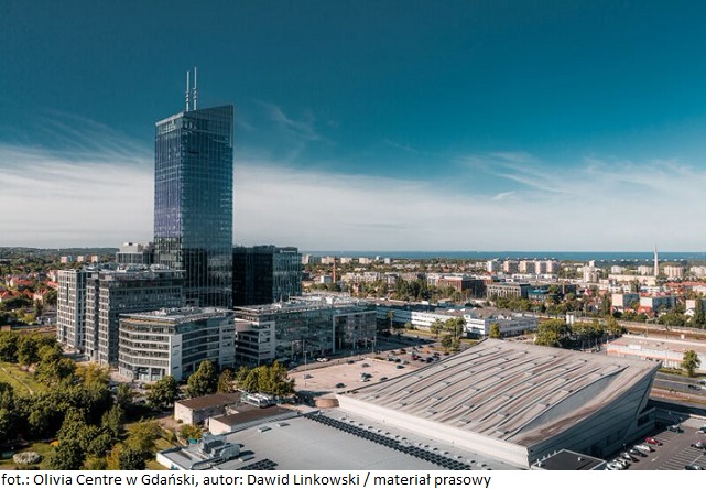 Gdańska inwestycja Olivia Centre zajmuje trzeci w historii wynik komercjalizacji powierzchni biurowej
