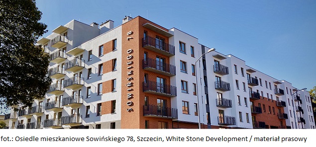 White Stone Development z pozwoleniem na użytkowanie nowej inwestycji mieszkaniowej w Szczecinie