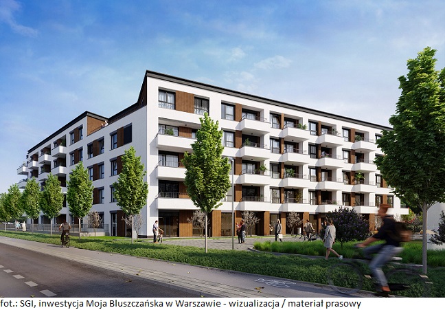 Inwestycja mieszkaniowa w Warszawie z lokalami do 120,5 metrów kw. powierzchni