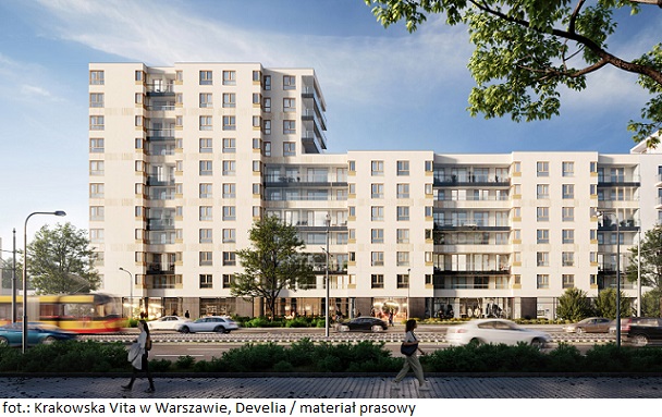 Inwestycja komercyjna Krakowska Vita: nowy projekt Develii w Warszawie