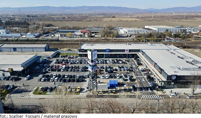 Druga nieruchomość inwestycyjna jt. park handlowy Scallier w Rumunii oficjalnie otwarty