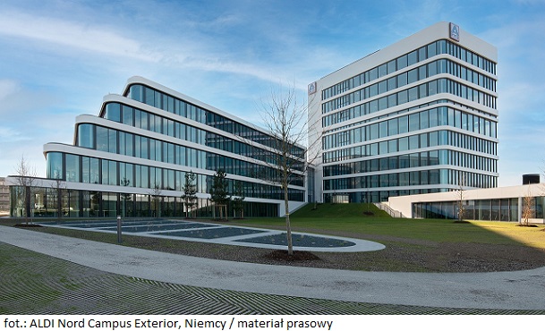 ALDI otworzyło siedzibę w nowoczesnej nieruchomości inwestycyjnej w niemieckim Essen