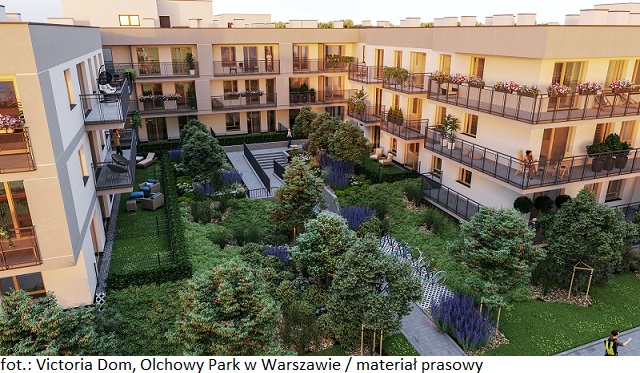 Deweloper Victoria Dom ruszył z budową osiedla Olchowy Park w Warszawie