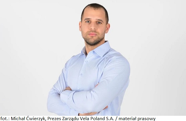 Michał Ćwierzyk_prezes spółki Vela Poland