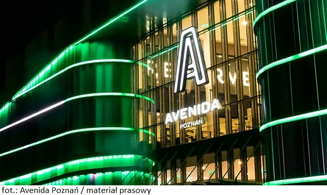 Nieruchomość komercyjna Avenida Poznań ponownie przygotowuje zielone iluminacje