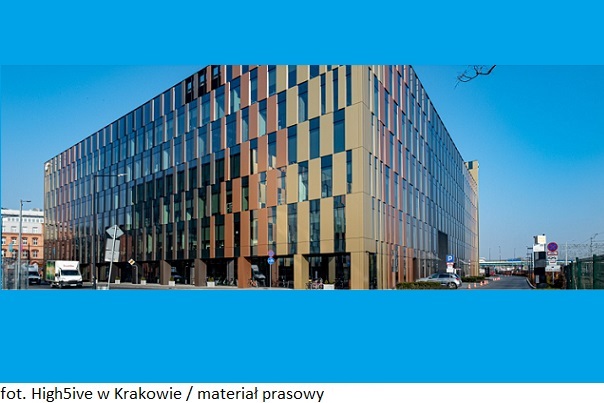 Nowoczesny kompleks biurowy High5ive w centrum Krakowa przyciąga najemców oczekujących wysokiego standardu