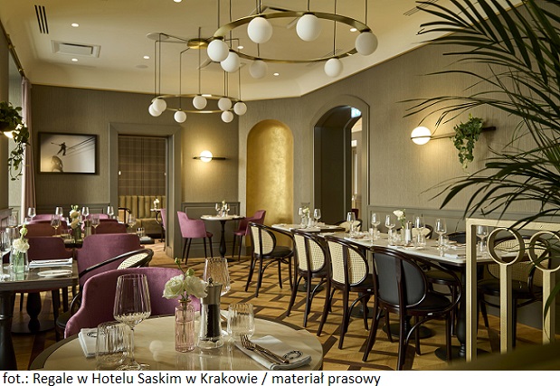 Pierwsza restauracja linii Regale powstała w niezwykłej nieruchomości komercyjnej – Hotelu Saskim w Krakowie