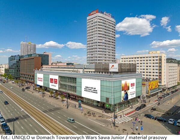 UNIQLO w Domach Towarowych Wars Sawa Junior