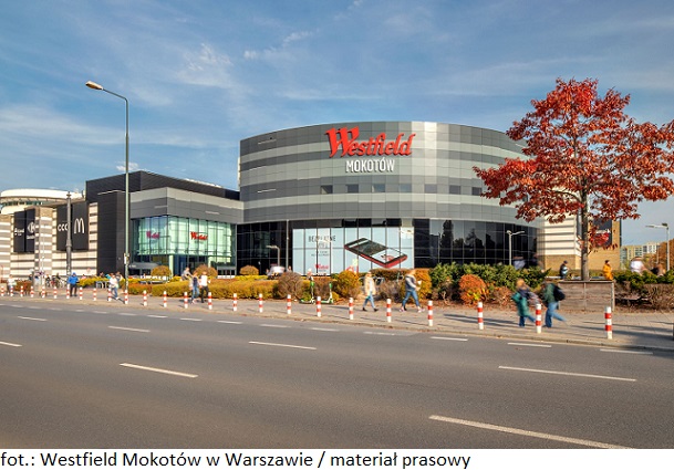 Nieruchomość komercyjna Westfield Mokotów w Warszawie przyciąga nowych najemców handlowych