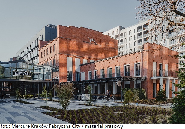 Hotelowa nieruchomość komercyjna Mercure Kraków Fabryczna City świętuje 1 rok działalności