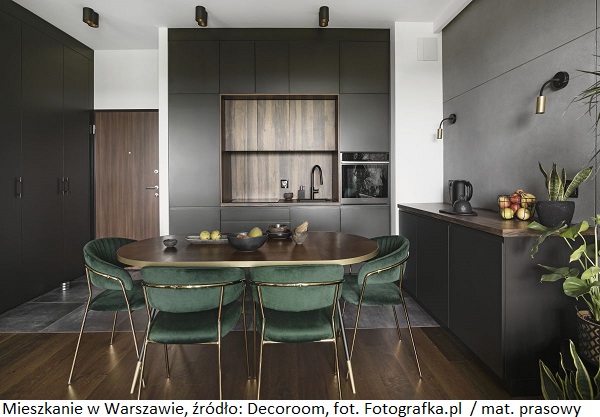 Mieszkanie na warszawskim Wawrze wzbogacone nawiązaniami do stylu industrialnego