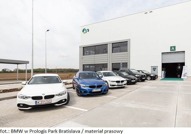 Nieruchomość komercyjna Prologis Park Bratislava z większym magazynem dla BMW