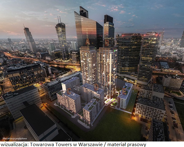 Nieruchomość inwestycyjna Towarowa Towers z kolejnymi wyróżnieniami