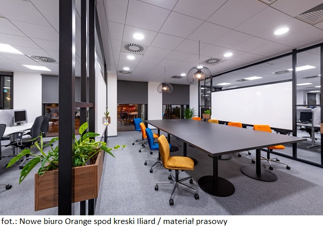 Design nieruchomości wchodzi na nowy level – nowe biuro Orange spod kreski Iliard