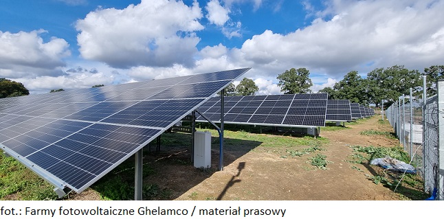 Pierwsze farmy fotowoltaiczne Ghelamco zasilą nieruchomości komercyjne czystą energią elektryczną