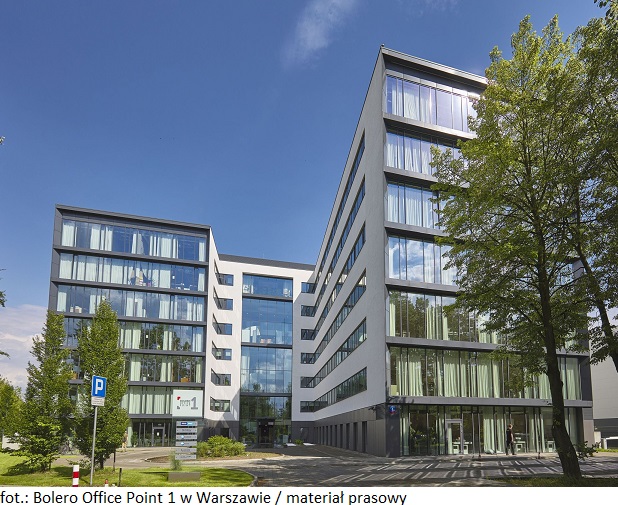 Nieruchomość inwestycyjna Bolero Office Point 1 w Warszawie przedłuża umowy z trzema najemcami