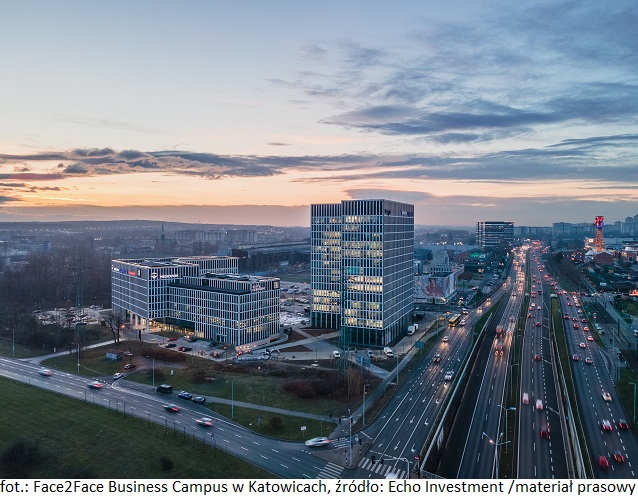 Nieruchomość inwestycyjna Face2Face Business Campus w Katowicach ma nowego zarządcę