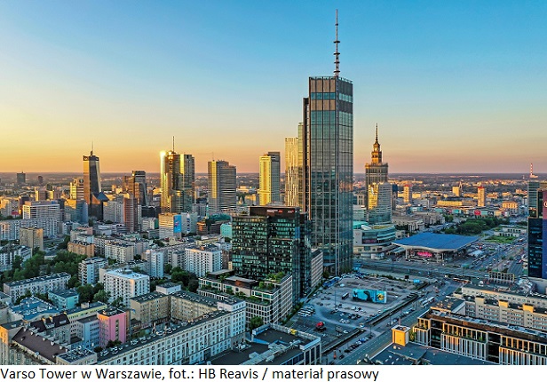 Warszawska nieruchomość komercyjna Varso Tower z nowym najemcą