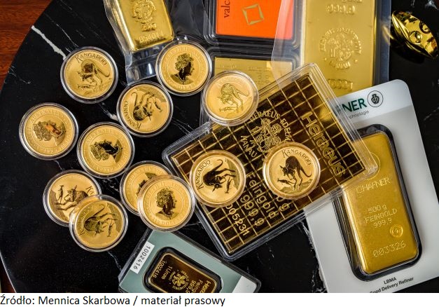 Wysoka inflacja napędziła sprzedaż złota – popyt na kruszec wzrósł globalnie kwartał do kwartału o 41%