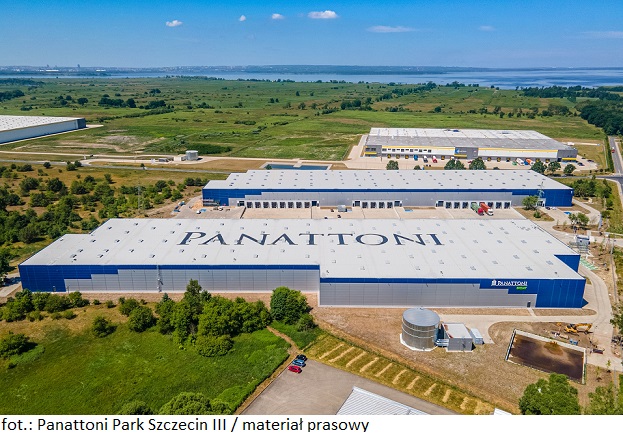 Przemysłowa nieruchomość komercyjna Panattoni Park Szczecin III z oceną BREEAM na poziomie „Outstanding”
