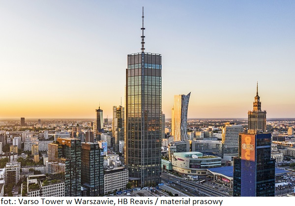 Nieruchomość inwestycyjna Varso Tower pozyskała kolejnego najemcę