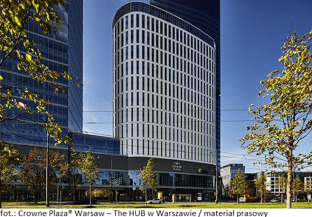 Hotel Crowne Plaza Warsaw – The HUB stawia na zrównoważony rozwój