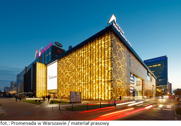 Nowoczesne centrum handlowe Promenada w Warszawie odlicza do otwarcia