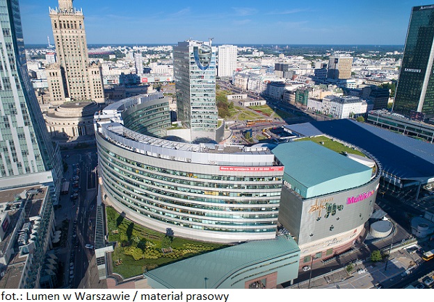 Warszawska nieruchomość komercyjna Lumen przyciąga nowych najemców biurowych