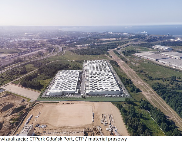 CTP rozpoczyna budowę CTPark Gdańsk Port na nowej działce inwestycyjnej