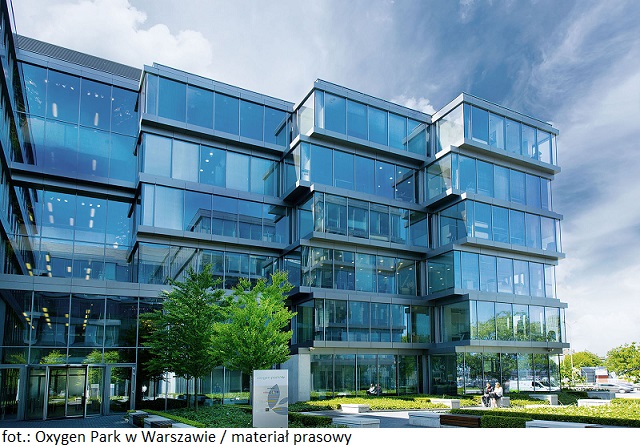 Biurowa nieruchomość komercyjna Oxygen Park w Warszawie przyciągnęła biuro pośrednictwa specjalizujące się w sprzedaży nieruchomości