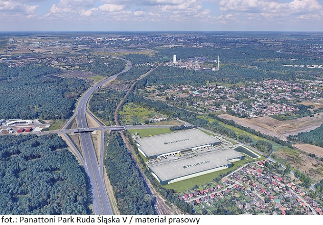 Nieruchomość komercyjna Panattoni Park Ruda Śląska V z najemcą na 33 000 mkw. powierzchni magazynowej