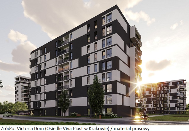 Osiedle Viva Piast w Krakowie od Victoria Dom z III etapem inwestycji