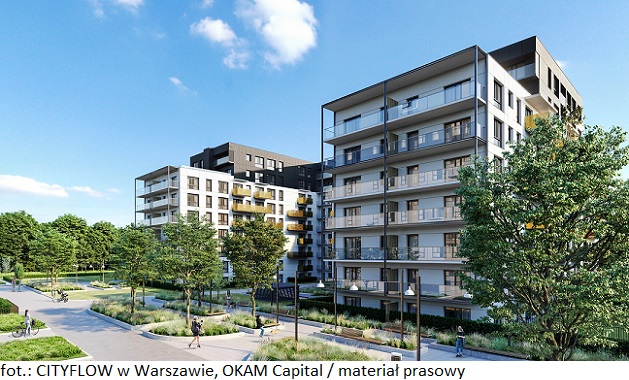 OKAM uzyskał od PKO BP finansowanie na I etap inwestycji CITYFLOW w Warszawie