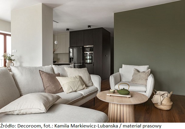 Design nieruchomości: Apartament w Warszawie urządzony w stylu japandi