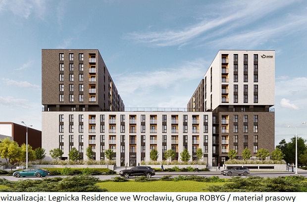 Deweloper ROBYG wprowadza do sprzedaży nową inwestycję mieszkaniową we Wrocławiu