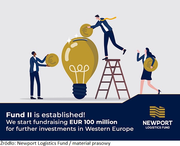 Fundusz inwestujący w pełny cykl związany z rozwojem magazynów w Europie – Newport Logistics Fund II