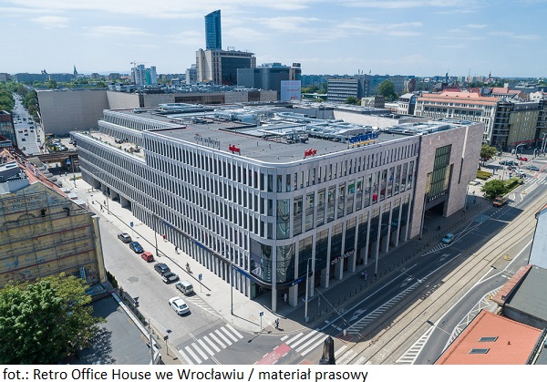 Biurowa nieruchomość inwestycyjna Retro Office House we Wrocławiu z nowym najemcą