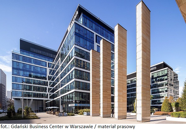 Nieruchomość komercyjna Gdański Business Center z nowym najemcą biurowym