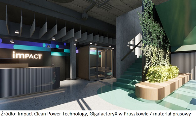 Polska spółka Impact Clean Power Technology z Grupy Grenevia zaprezentowała wizualizacje GigafactoryX