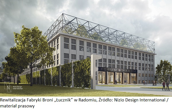 Rewitalizacja Fabryki Broni „Łucznik” w Radomiu – powstanie tu forum konferencyjno-wystawowe