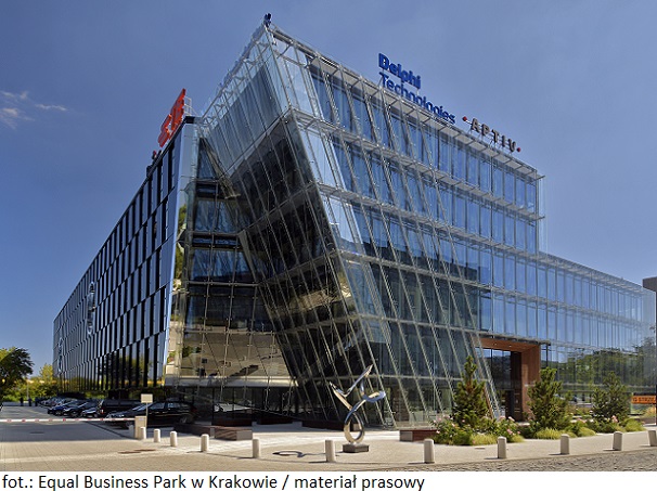 Nieruchomość inwestycyjna Equal Business Park w Krakowie zatrzymuje przy sobie biurowego najemcę