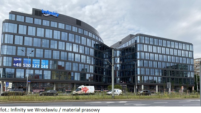Wrocławska nieruchomość inwestycyjna Infinity oddana do użytku