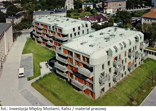Projekt Między Mostami dostarczył nowoczesne mieszkania na sprzedaż na rynek w Kaliszu